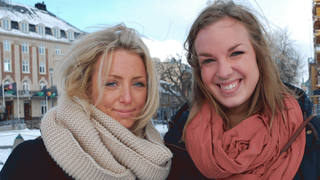 Ellen Andersen (20) og Eline Holmøy (20) (Foto: Silje Strømmen, NRK P3)