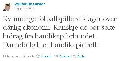 (Skjermdump fra Twitter)