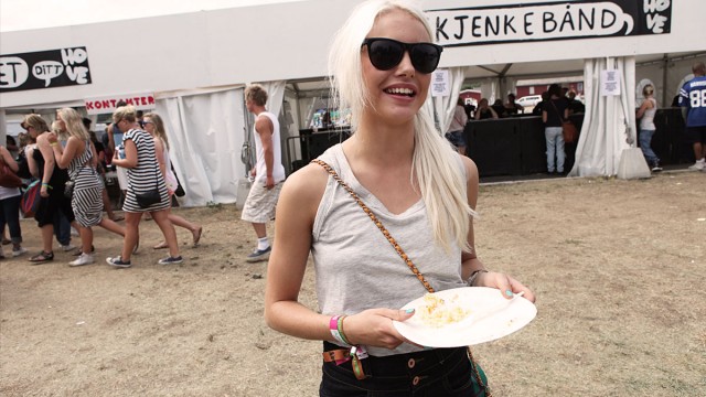 Helene Føreland så fresh ut på Hovefestivalen 2010. (Foto: P3.no)