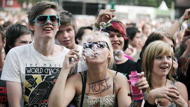 Kvelertak - Hovefestivalen 2010.  (Foto Tom Øverlie, NRK P3)