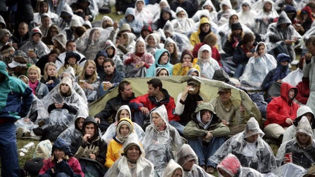 Norwegian Wood i 2004, da regnet høljet ned. Blir det slik også i år? (Foto: Heiko Junge/Scanpix)