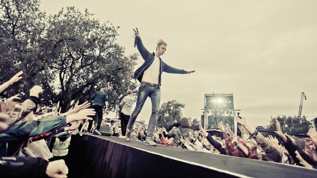 Lars Vaular på Topp 20. (Foto: Kim Erlandsen, NRKP3)