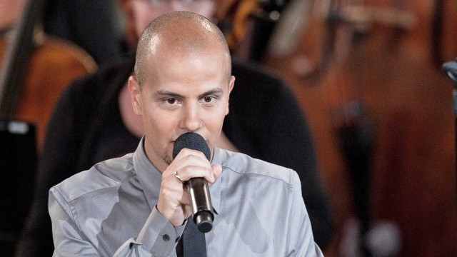 Magdi Adelmaguid under minnekonserten i Oslo Domkirke. (Foto: Scanpix)