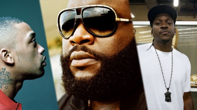 Wiley, Rick Ross og Pusha T har alle avlyst konserter i Norge i år. Montasje: Jørn Gjersøe