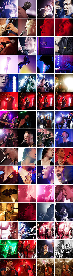 Snapshots fra Honningbarnas konsert på Bylarm 2011 (Foto: Kim Erlandsen, NRK)