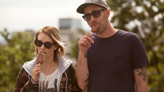 Christine Dancke og Ruben Gran. (Foto: Rashid Akrim, NRK P3)