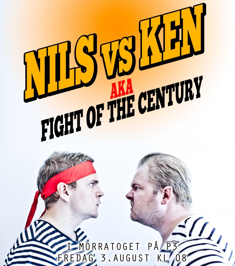 Nils vs Ken aka Fight of the Century (Foto/montasje: Mattis Folkestad, NRK P3).