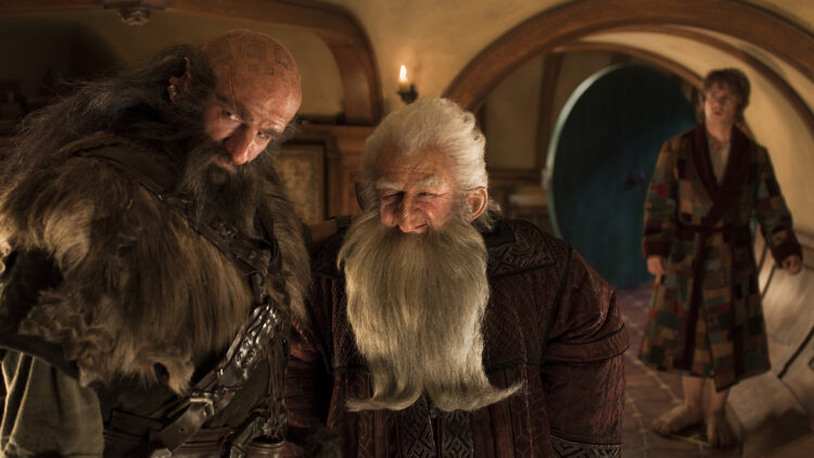 Graham McTavish, Ken Stott og Martin Freeman i Hobbiten: En uventet reise (Foto: Metro-Goldwyn-Mayer Pictures Inc. og New Line Productions, Inc./ Foto: James Fisher).