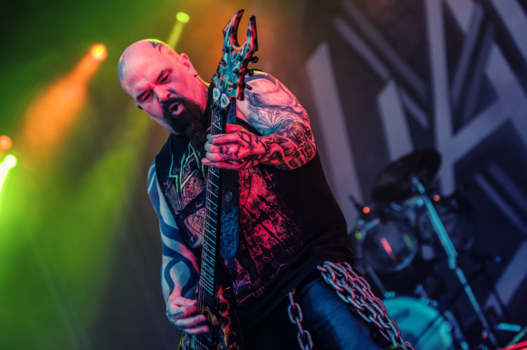 Kerry King uenig med Lombardo om lønn, foto: Christian Misje.