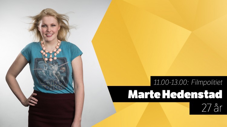 Marte Hedenstad (Foto: Kim Erlandsen, NRK P3)