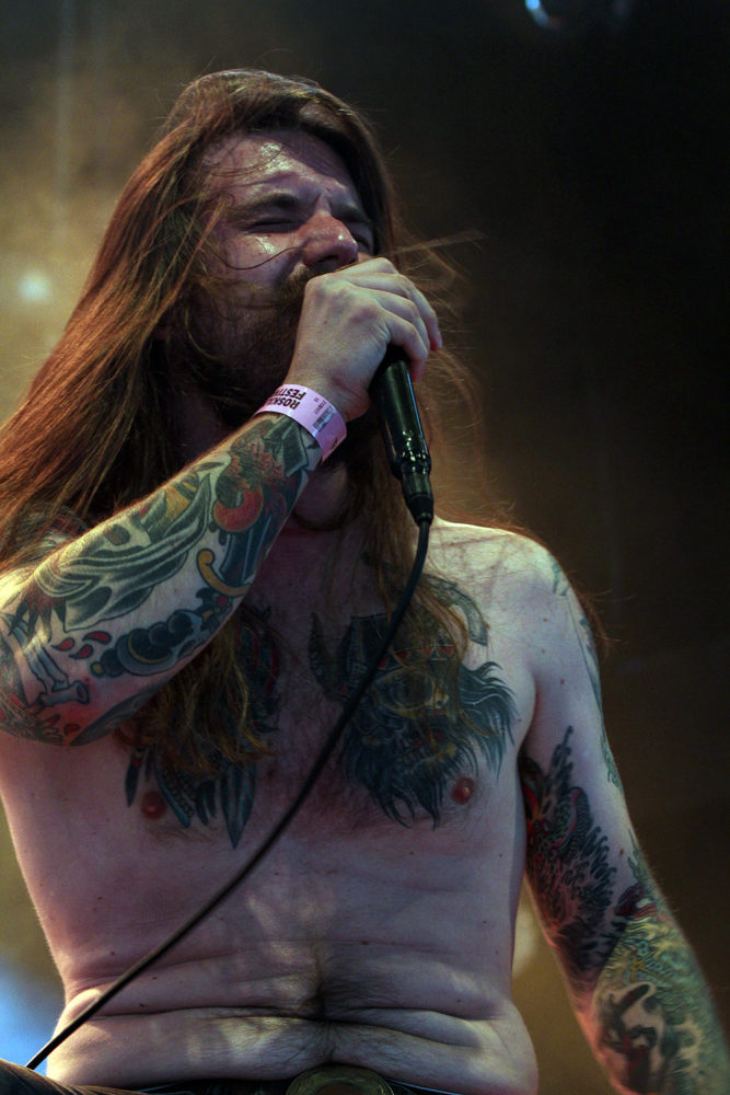 Kvelertak på Roskilde 2013. Foto: Jørn Gjersøe, NRK P3.