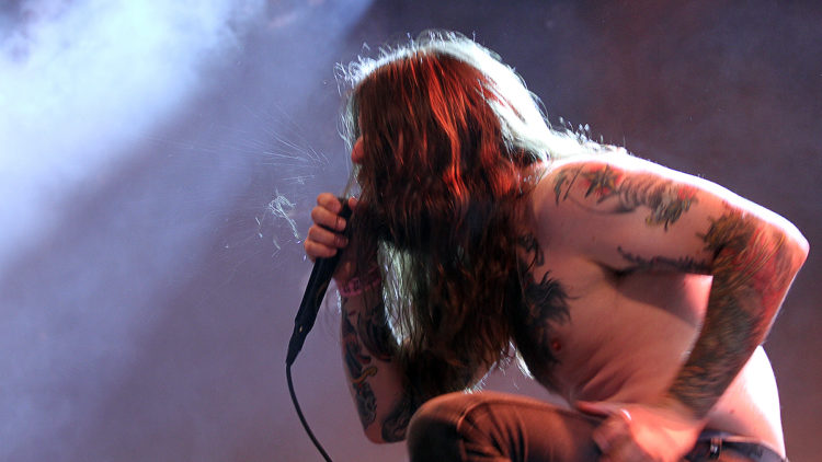 Kvelertak på Roskilde 2013. Foto: Jørn Gjersøe, NRK P3.