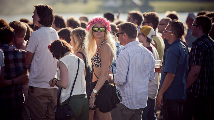 Stemningsbilde fra Slottsfjell 2013.(Foto: Tom Øverlie, NRK P3)