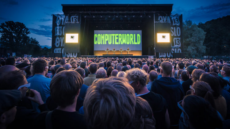Kraftwerk, Øyafestivalen 2013. Foto: Kim Erlandsen, NRK P3