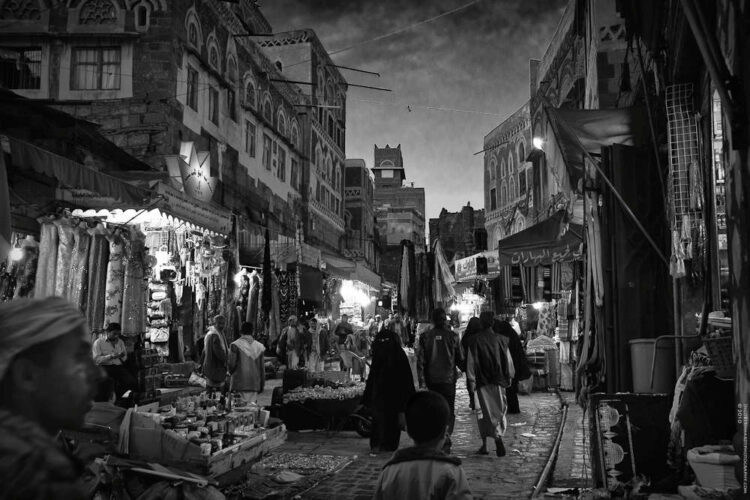 Nattmarked i hovedstaden Sana'a i Jemen. (Foto: Ingo Bernhardt / CC BY 2.0)