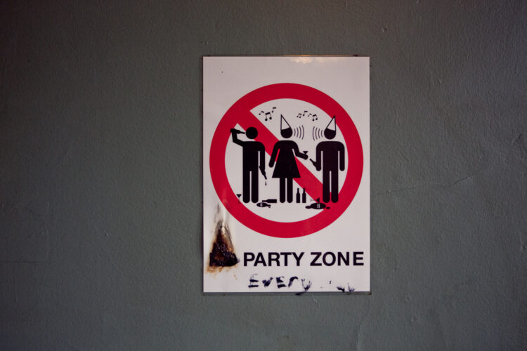 No party zone? (Foto: Tom Øverlie, NRK)