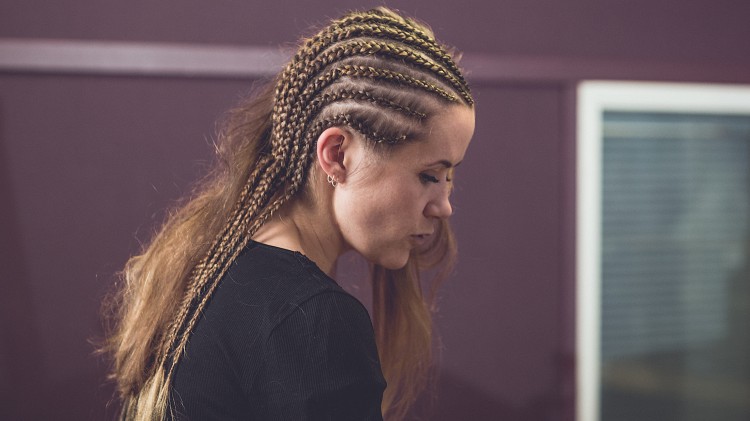 Live med flotte corn rows. Foto: Kim Erlandsen, NRK P3