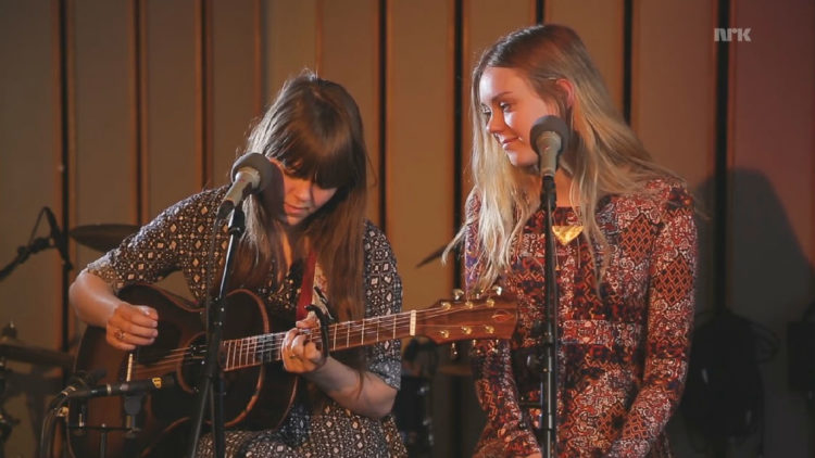 First Aid Kit på besøk hos Ruben. Foto: NRK P3