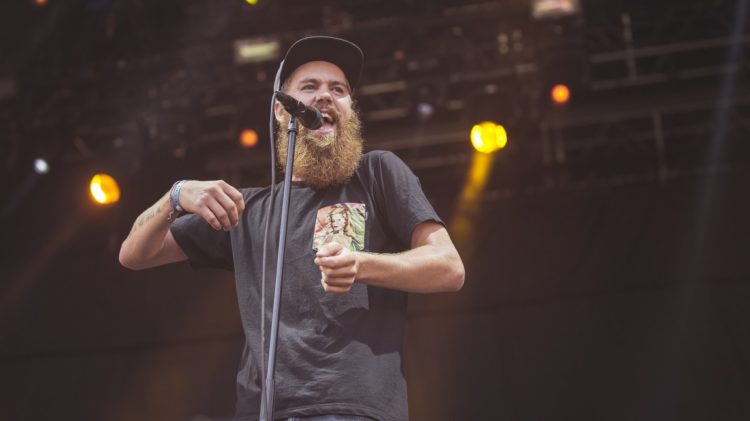 Vokalist Andreas Kjøll og resten av Comet Kid gjorde en god figur på Øya. Foto: Rashid Akrim, NRK P3