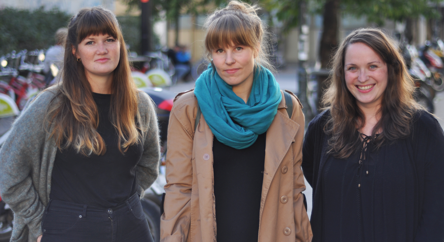 Sarah, Ragni og Kristin har laget Feminalen, for å fremme kvinnelige musikere (Foto:  Hailey K. Hammer)