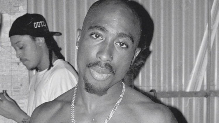 Tupac Shakur, bilde hentet fra promotraileren til 7 Dayz. Skjermdump, Vimeo