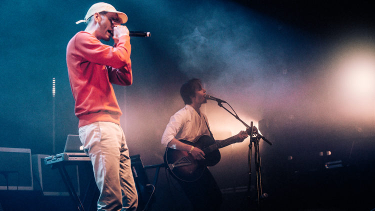 Lars Vaular og Sondre Lerche. Foto:: Kim Erlandsen, NRK P3