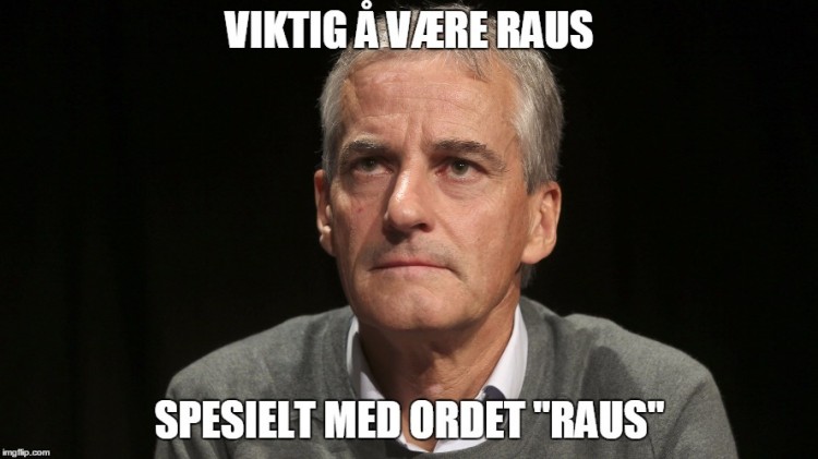 gahr støre-meme