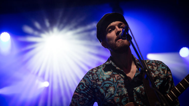 Sigurd Julius på Urørtfinalen 2014. Foto: Erlend Lånke Solbu , NRK P3