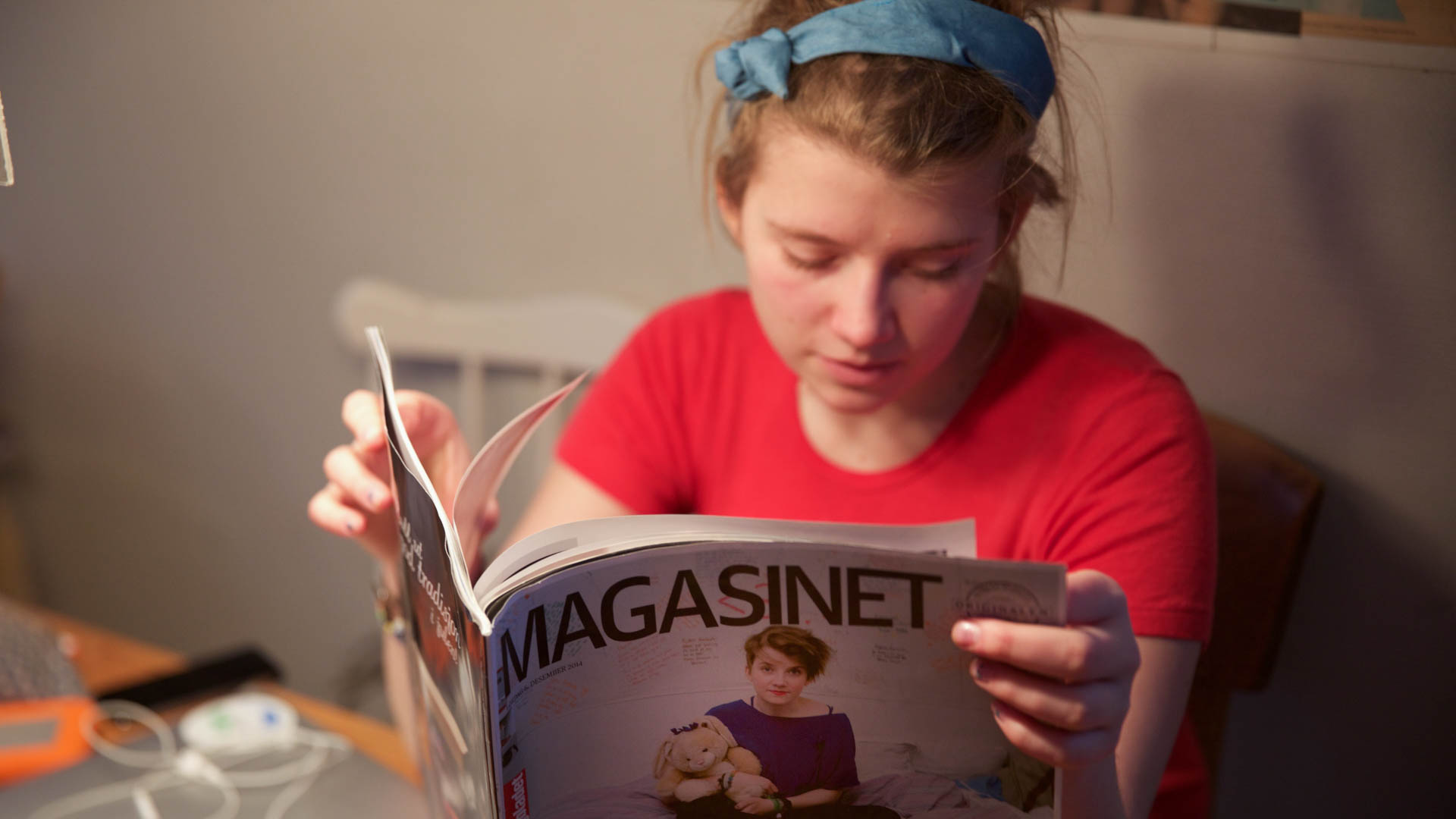 Dagbladet Magasinet laget en lengre reportasje om Amanda i 2014. (Foto: Anne Dorte Lunås, NRK)