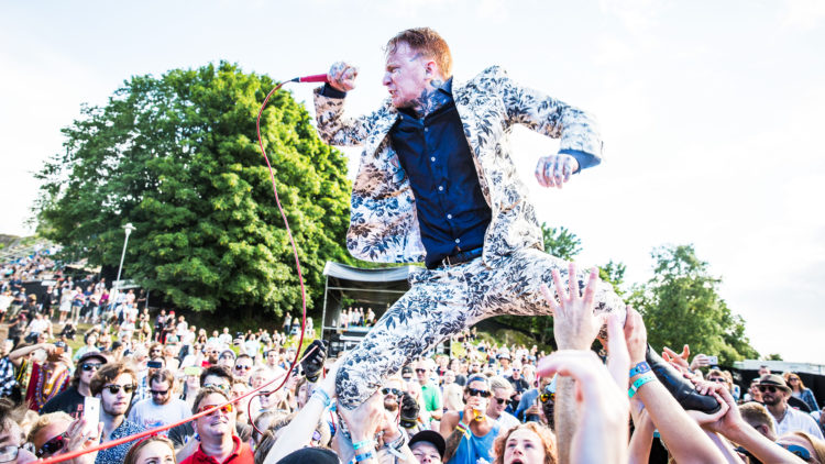 Frank Carter & The Rattlesnakes på Baglerscenen, Slottsfjell 2016. Foto: Tom Øverlie, NRK P3