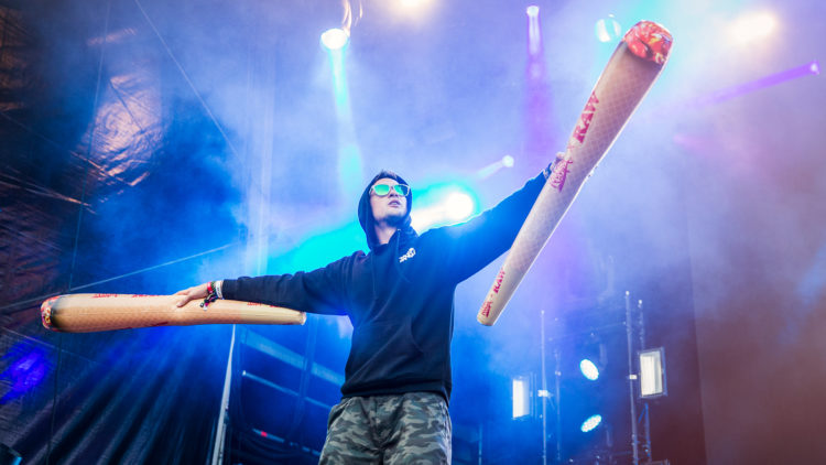 Wiz Khalifa på Kongescenen, Slottsfjell 2016. Foto: Tom Øverlie, NRK P3