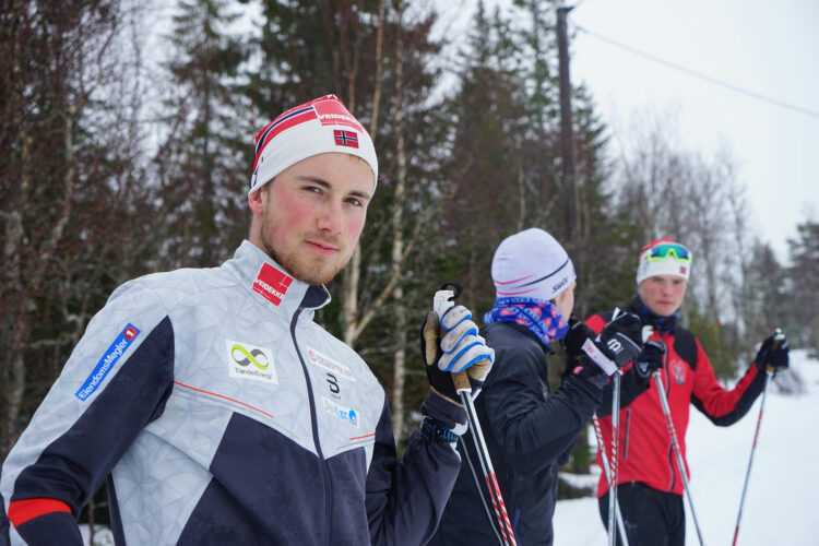 Even Northug (21) er en av Magnis medelever på Meråker. Han er lillebroren til Petter og Tomas Northug, som også har gått på skilinja. Foto: Mona Sprenger