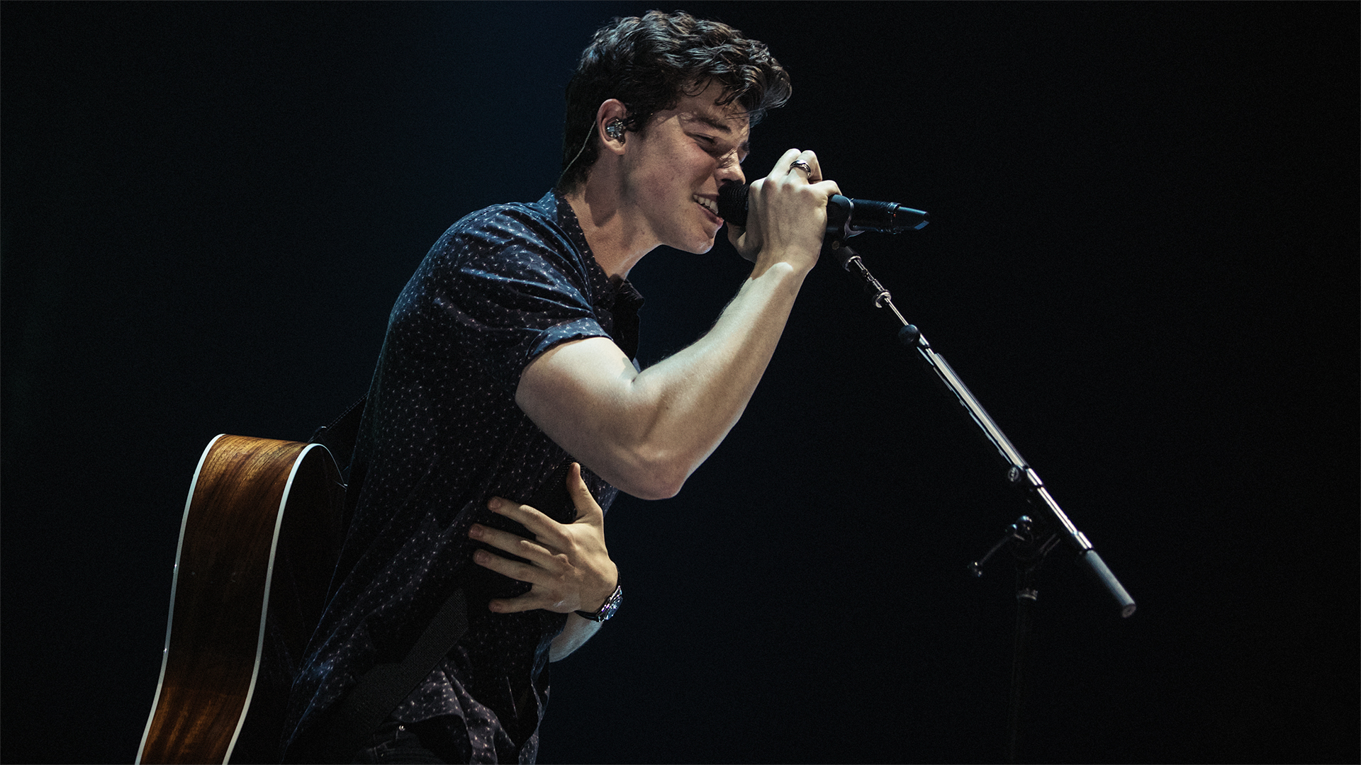 Shawn Mendes i Telenor Arena. Foto: Kim Erlandsen, NRK P3