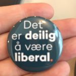 Trines favorittbutton. FOTO: Trine Skei Grande