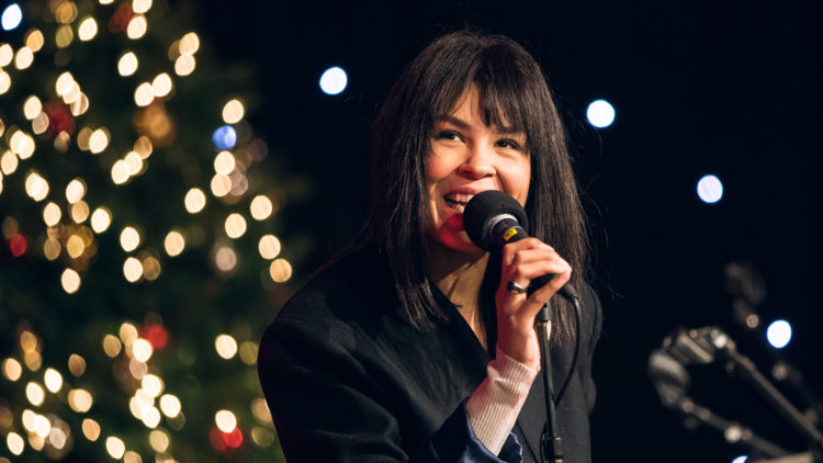 VANT OVERLEGENT: Maria Mena - «Home for christmas» er kåret til 2010-tallet beste julesang av leserne av P3.no og NRK.no. Foto: Tom Øverlie, NRK P3