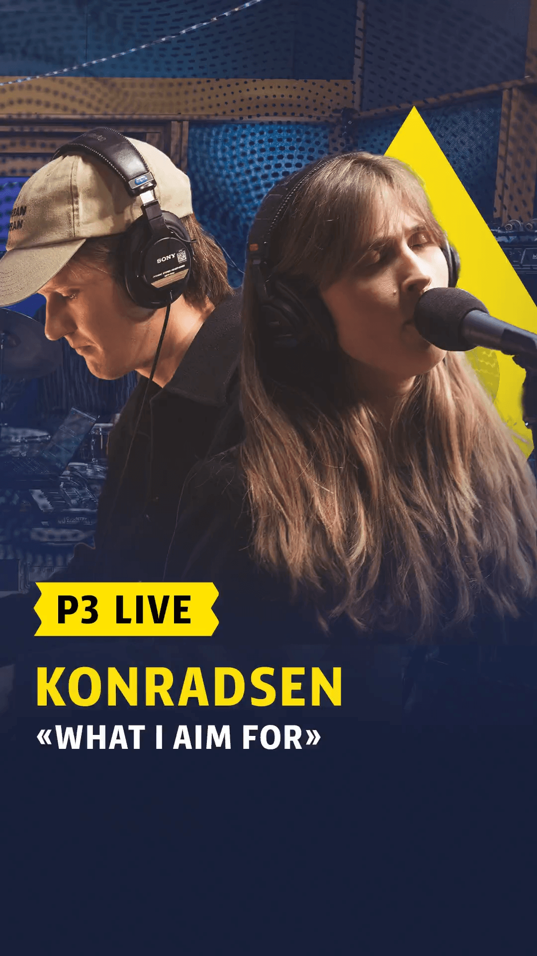 Link i bio: Konradsen på P3 Live gjør «What I Aim For»