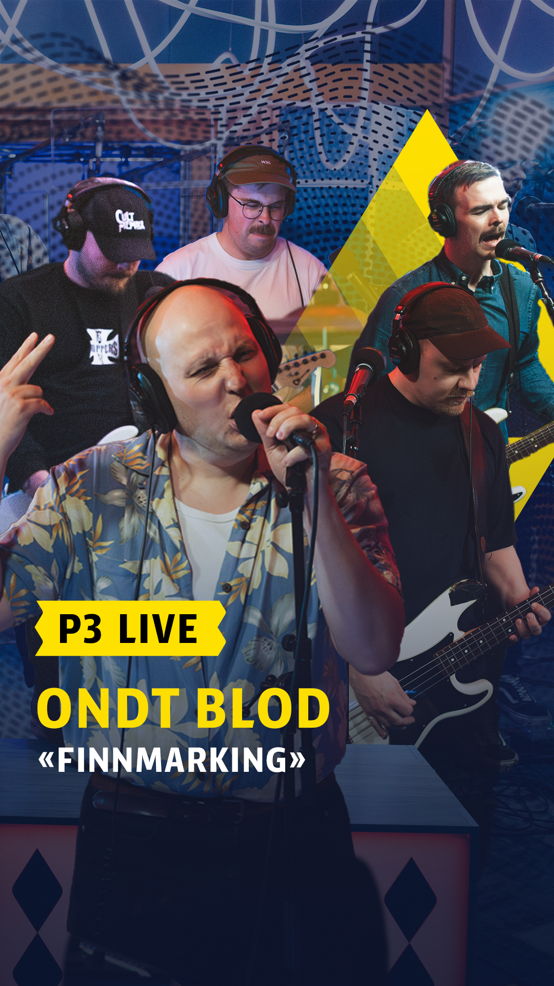 Link i bio: Ondt Blod opptrer på «P3 Live»