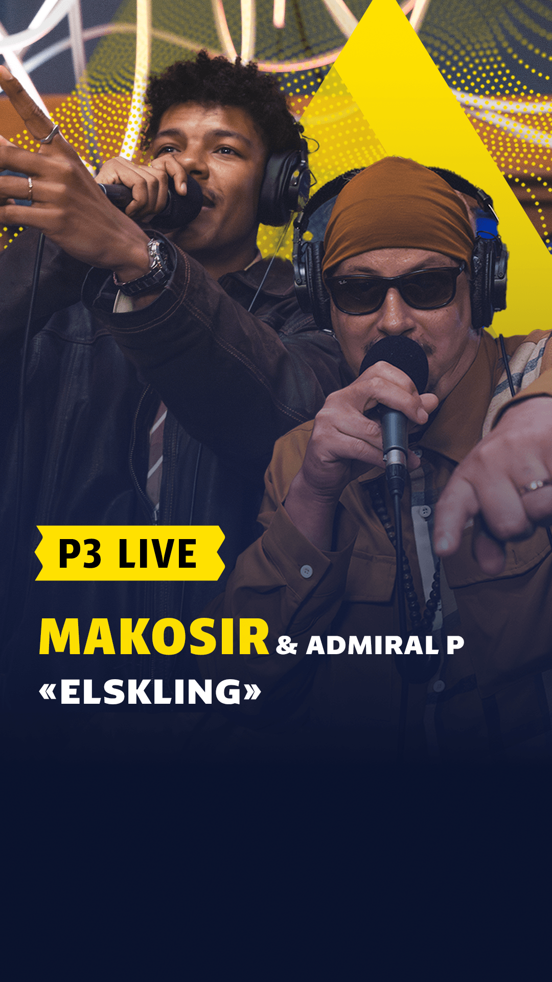 Link i bio: Makosir og Admiral P på P3 Live