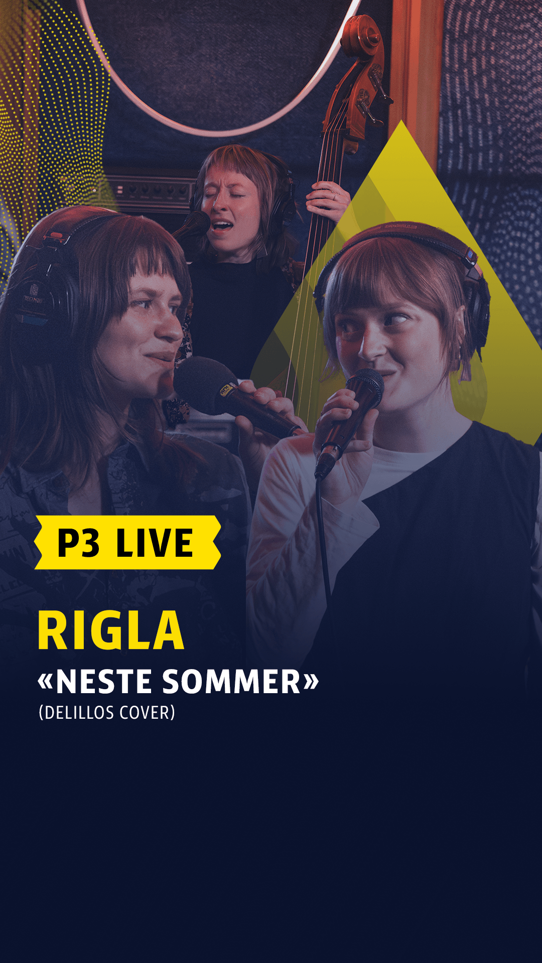 Link i bio: P3 Live: Rigla – «Neste sommer» (deLillos cover)