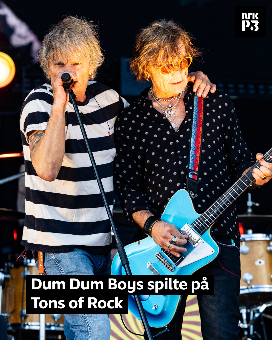 Link i bio: Dum Dum Boys spilte på Tons of Rock 2026